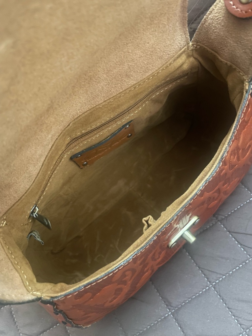 Patricia Nash Micaela Baguette | Equestrian Chic Academia Cottagecore Romantic - Picture 12 of 16